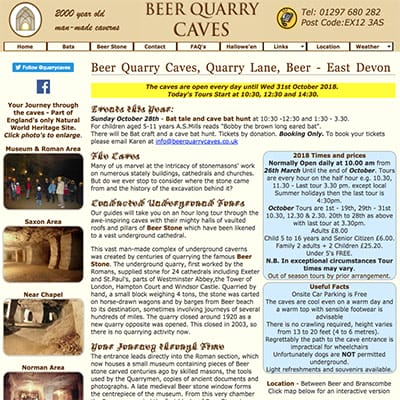Beer Quarry Caves Devon